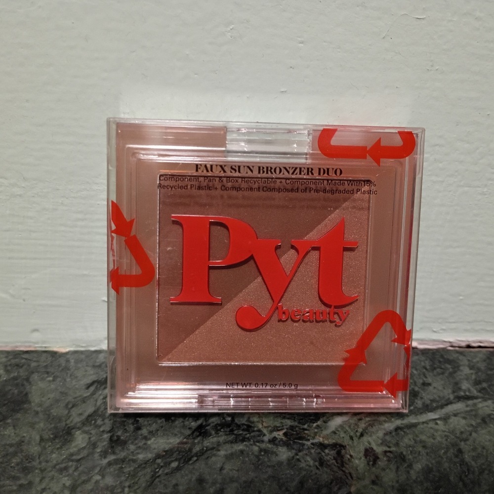 PYT Beauty Faux Sun Bronzer Duo Bali Clean Vegan Cruelty Free 0.17oz NEW